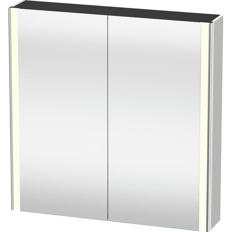 Specchio a muro XSQUARE 800x800x156mm 27 W No bianco opaco
