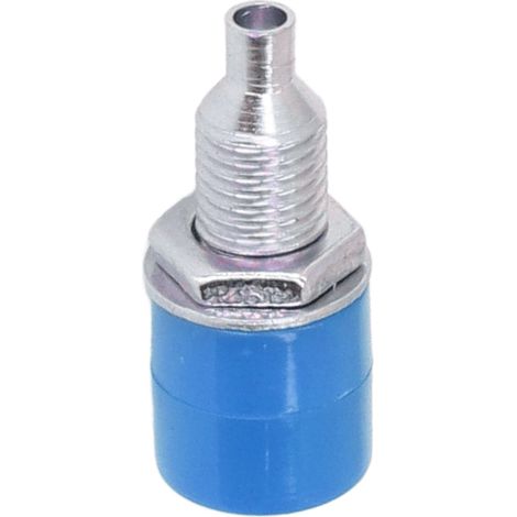 100 prises bananes M6 4 mm, excellente transmission, connexions électriques de qualité, bleues (1/5)