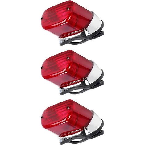 Motocicleta roja con ABS y freno de estacionamiento para Yamaha Virago XV250 XV400 (1/5)