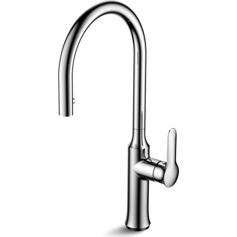 Miscelatore cucina a canna alta con doccetta estraibile  Kam-020