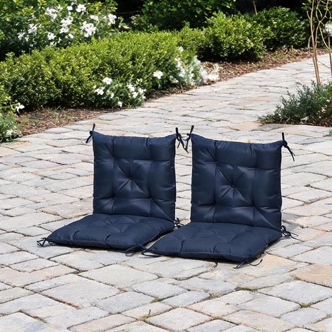 Coussin de jardin blau en polyester Schaumstoff 98 x 50 x 8 cm (1/5)