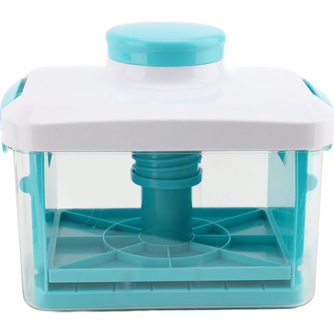 Pressa per tofu, utilizzo efficiente, vassoio di scolo in plastica a forma di U, coperchio ermetico, scolapasta per cucina domestica. (1/5)