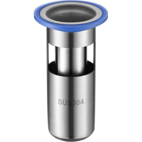 Filter of Drain Seal in Silicone Anti-odor stainless steel 304 easy to clean and Resistant for Sink Kitchen and Bathtub (1/5)