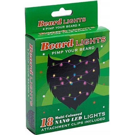 Luci per barba colorate a LED per albero di Natale divertente (1/4)