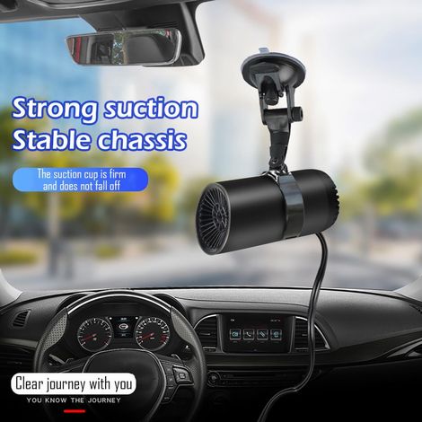 Chauffage Automobile 12 V - Désembuage Déglaceur - Chauffage Intérieur Voiture - 12,5 A - Noir - 390 G (1/5)