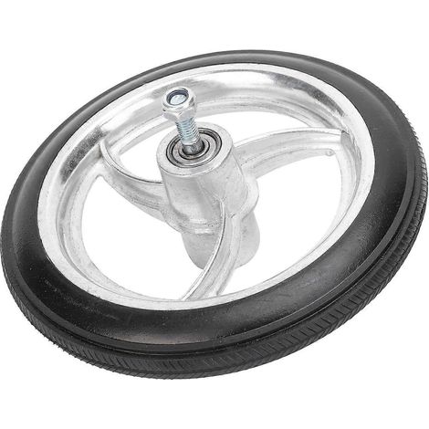 7-Zoll-Vorderrad für Behinderte, Aluminiumlegierung, rutschfester Polyurethan-Reifen, Ersatzreifen 8 mm