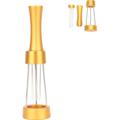 Kaffeedosiernadel aus Edelstahl, Goldpulvernadel zum Kaffeemischen (1/5)