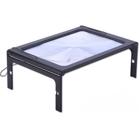 Irovami Loupe mains libres avec lumière LED, pliable, grossissement 3X, idéale pour la lecture, la couture, le tricot et les seniors. (1/5)