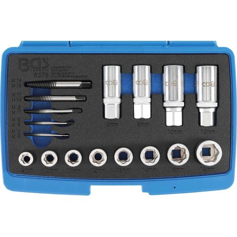 BGS Kits de extractores 17 piezas acero cromo-molibdeno
