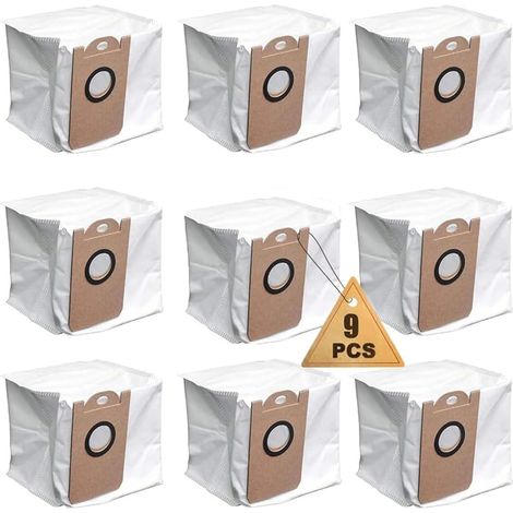 Lot de 9 sacs à poussière étanches de grande capacité pour aspirateur Proscenic M7 Pro M7 Max (1/5)