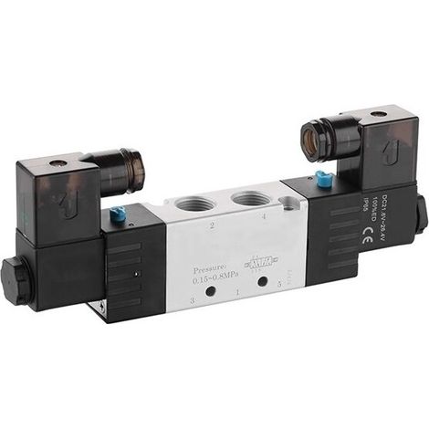 Elettrovalvola pneumatica con filettatura 5/2" 1/8" 2 24V (1/2)