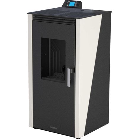 BRICOSOL ESTUFA DE PELLET BOREAL 12 KW MARFIL (1/4)