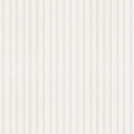 Papier peint blanc fines rayures Papier peint intissé à peindre à rayures simple Papier peint intissé à rayures claires (1/4)