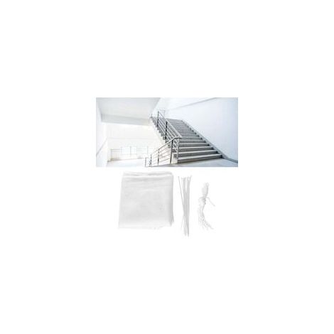 Filet de sécurité pour balcon pour enfants 3 mètres, échelle pour animaux, garde-corps, prévention des accidents, filet blanc