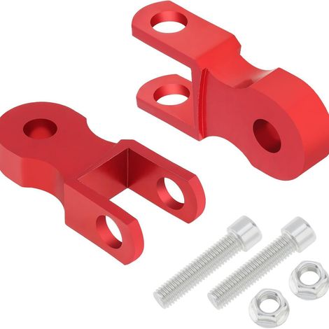 Motorcycle booster, shock absorber modification and mounting for electric vehicles, booster, large size booster with screws (1/5)