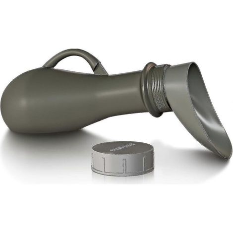 Auslaufsicheres, tragbares Urinal: 1 l, Reiseurinal für Männer und Frauen - Crezuo