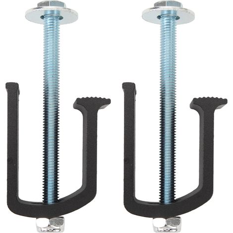Pince de boîte à outils pour camion, 2 jeux d'arrimage en aluminium Durable antirouille pour noir.