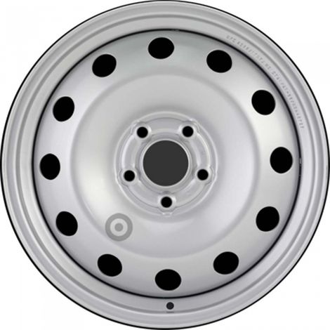 Jante tôle 17 pouces - 5 Trous - 7x17  5x114,3  ET41  AL67  argent