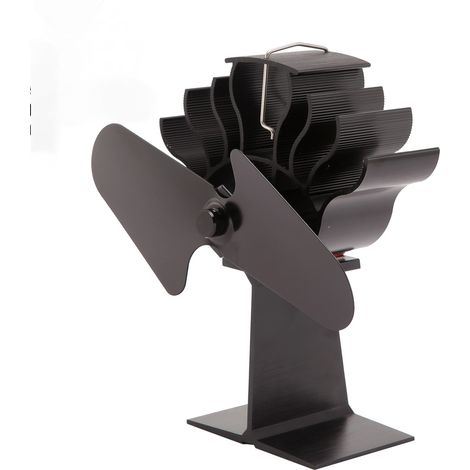Ventilatore per stufa – Design classico e potente – Ideale per stufe a legna – Ventilatore termico per una circolazione efficiente dell’aria e risparmio di carburante