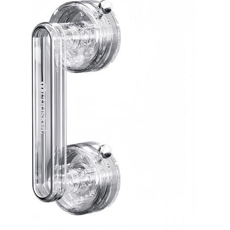 Poignées de porte en verre à ventouse, barres d'appui de sécurité pour salle de bain, aucun perçage requis. (1/5)