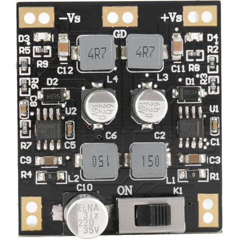 Module d'alimentation régulateur de tension 5V positif et négatif, entrée 7-24V (1/5)