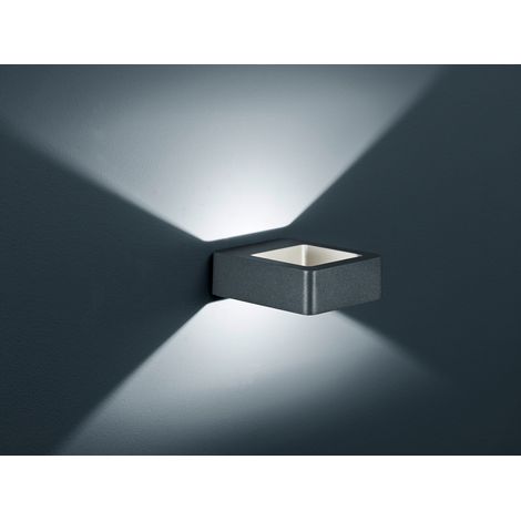 Außenwandleuchte Reno Double Led Light IP54 Anthrazit Trio Beleuchtung (1/5)