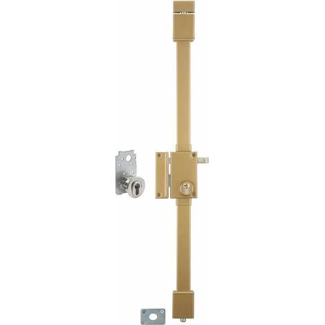 THIRARD - Serrure en applique Targa A2P à tirage pour entrée, gauche, 3pts, Transit2 30x65mm, axe 45mm, or, 4 clés - THIRARD (1/3)