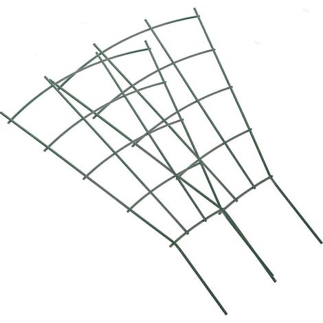 Treillis de jardin pour plantes grimpantes, supports métalliques, 2 pièces (1/5)