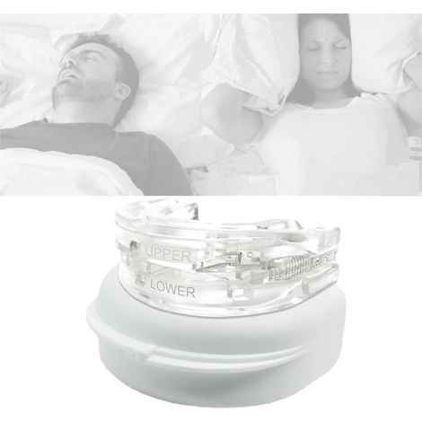 Gouttières dentaires en silicone anti-usure, anti-ronflement, adaptables à la bouche, préviennent le bruxisme, compactes... (1/5)