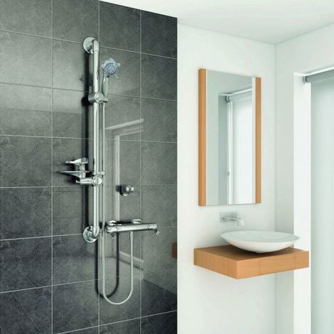 AKW Arka Care Thermostatic Bar Mixer Shower with Shower Kit (1/5)