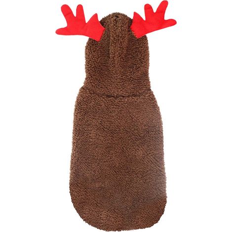 Länge 40 cm: Weihnachtshundepullover Rentier Muster (1/3)