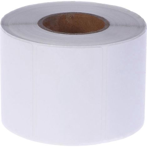 Étiquettes colorées à transfert thermique, papier pour imprimante, autocollants vierges pour bureau, cuisine, salon de thé (blanc)-White