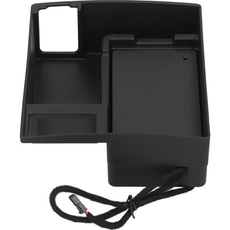 Kabelloses 15-W-Autoladegerät, Aufbewahrungsbox für die Armlehne mit ABS-Deckel, kompatibel mit A6 C7 A7 2014-2017 (1/5)