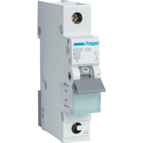 Interruttore Hager mcs132 32 A 6 kA