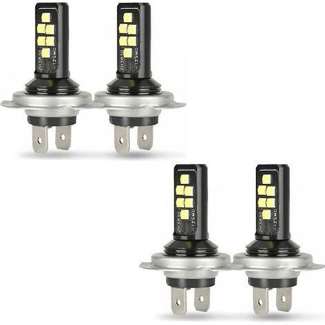 ampoules LED H7 pour feux de croisement, 60 000 lm, 6 000 K, 220 W, blanc froid (1/5)