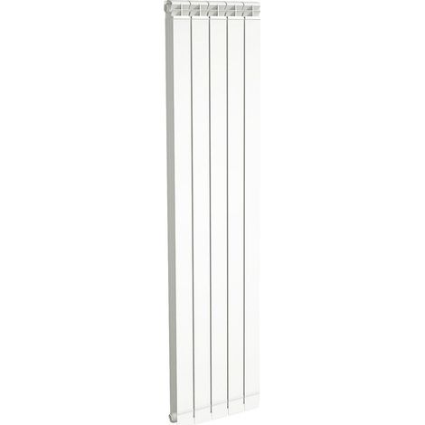 Fondital Aluminium-Heizkörper Garda Dual 80 1400-6, 1446W, 1466x480x80mm, Aluminium-Druckguss, Reinweiß RAL 9010 (1/5)