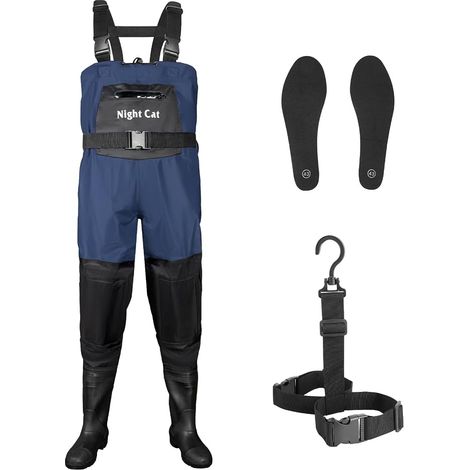 Botas de vadeo Night Cat para hombre y mujer – Impermeables y transpirables (azul oscuro) (1/5)