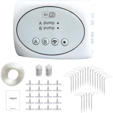 Temporizador de riego WiFi para jardín, controlado mediante aplicación móvil, sistema automático inteligente para balcón y jardín. (1/5)