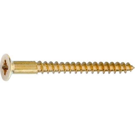 Connex Holzschrauben 3.5 x 20 mm PZ 2 Senkkopf - 20 Stk. Holzschrauben