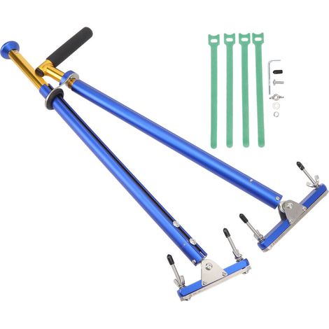 Hand-operated driving aid for disabled drivers. Adjustable length hand control. Car pedal for automatic transmission vehicles. (1/5)