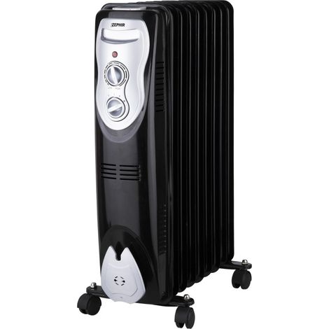 REFROIDISSEUR D'HUILE À 9 ÉLÉMENTS ÉLECTRIQUES 800/1200/2000W AVEC LAMPE DE FONCTIONNEMENT ET DISPOSITIF ANTI-BASCULEMENT ZRA1519