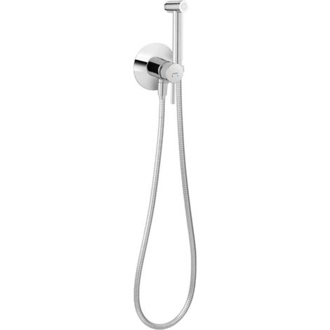 Novaservis Ferro Ciriculus - Grifo de bidé empotrado, con ducha, con cuerpo de montaje, cromo BCK66P (1/2)