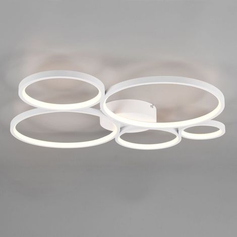 [GEBRAUCHT] B-Ware Trio Lighting LED-Deckenlampe Rondo Deckenlampe Deko-Deckenlicht LED weiß matt (1/2)