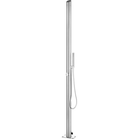 Maison Exclusive - Douche de jardin 220 cm Acier inoxydable