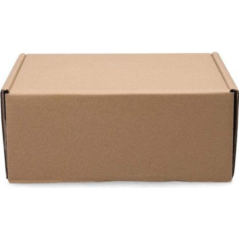 Ulisem Kraftkartons, braun, Gastgeschenkboxen, Giebelkartons, 26 x 23 x 3 cm