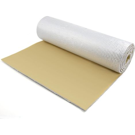 1㎡ 6mm Tapis Isolation Phonique Aluminium Voiture Capot Moteur Adhésif 6mm Insonorisant 200cmx50cmx6mm (1/5)