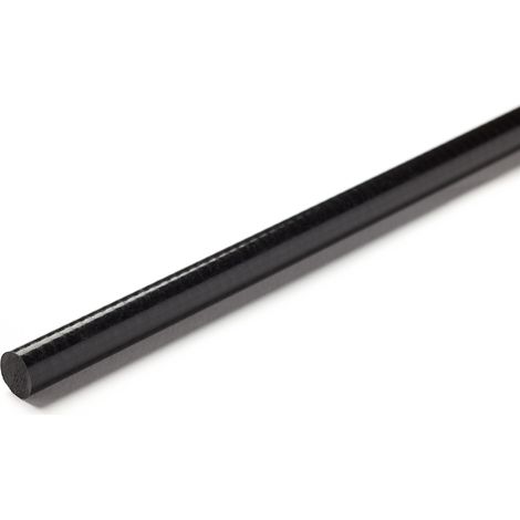Tige en plastique renforcé de fibre de verre GRP RS PRO Noir Dia. 60mm x 1m ( Prix pour 1 Lot )