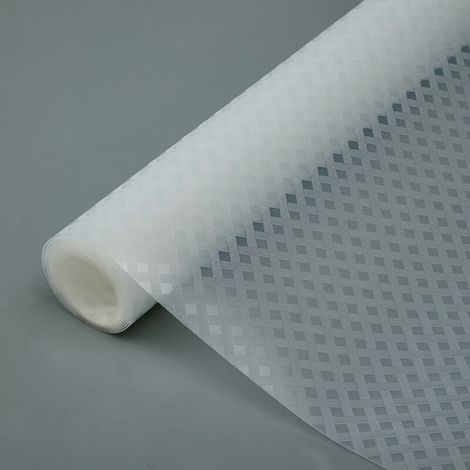 Set de table transparent 30 x 150 cm, 1 pièce, motif tissé, pour tiroir, isolation en papier, résistant à l'humidité, adapté aux armoires de cuisine (1/5)