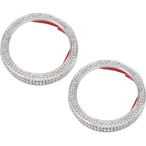 2 Garnitures Anneaux Décoratifs pour Climatisation Compatible Mercedes Classe GLE M GLK SL GLS SLK (1/5)