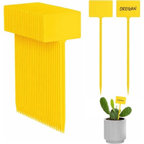 Etichette per piante da orto, 50 etichette per piante, etichette per orto, etichette per la semina, marcatori per piante e colture da giardino (1/5)